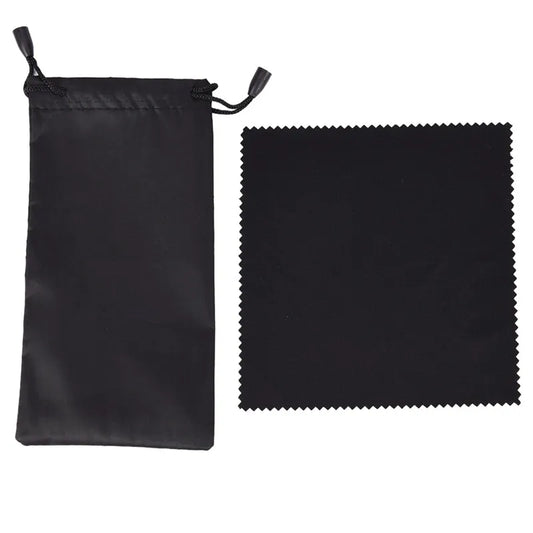 Glasses pouch & Microfiber cloth